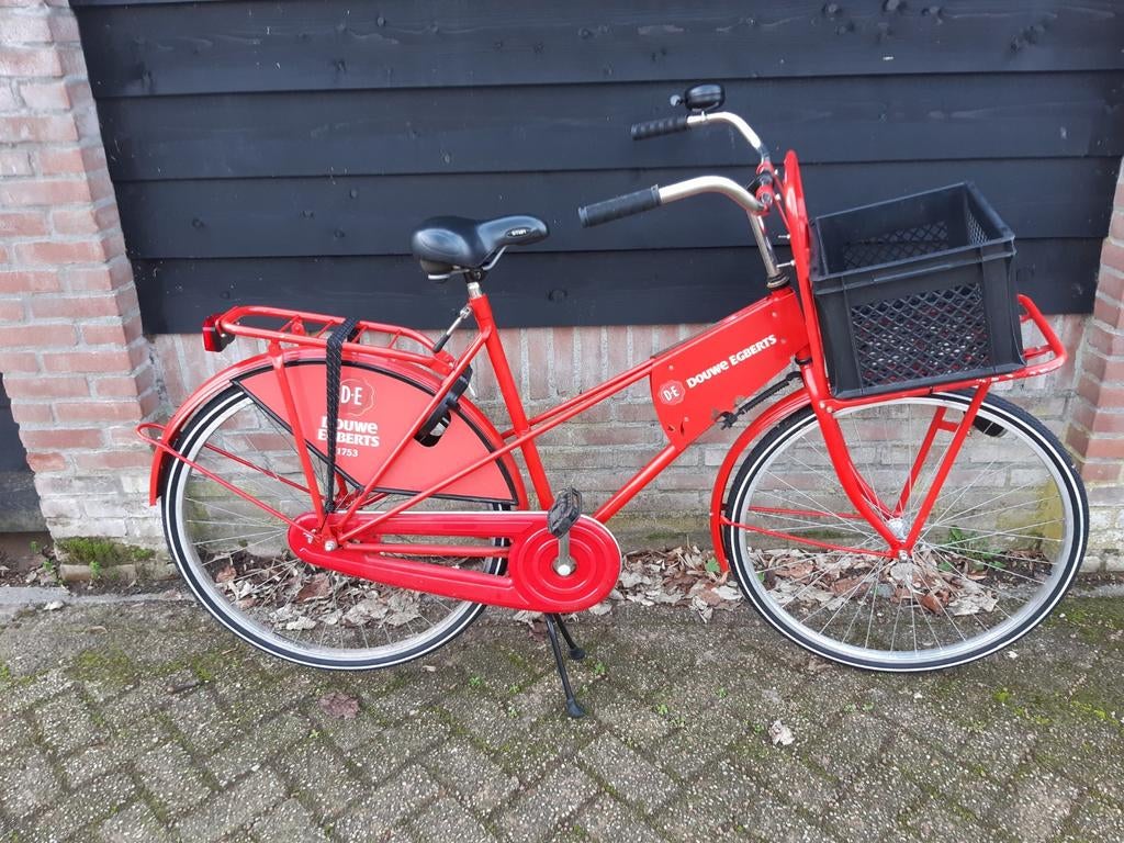 Collectors item douwe egberts Transportfiets, Fietsen en Brommers, Fietsen | Dames | Omafietsen, 56 cm of meer, Ophalen, Gebruikt