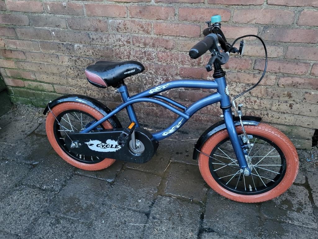 Stoere 14inch 2Cycle jongenscruiser terugtraprem  etc, Terugtraprem, Gebruikt, Minder dan 16 inch, Ophalen