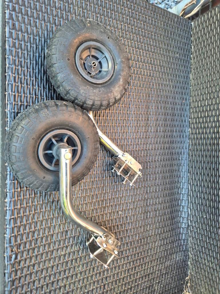 Klapwielen voor rubberboot - Handig en robuust, Watersport en Boten, Ophalen, Gebruikt, Overige typen