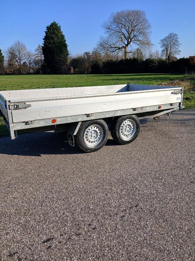 Plateauwagen hapert ,kipper  machine-transporter, Ophalen of Verzenden, Zo goed als nieuw