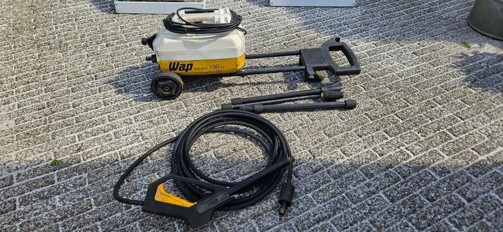 Wap Hogedrukspuit 100 bar met extra roterende lans, Tuin en Terras, Ophalen of Verzenden, Gebruikt, Elektrisch, Wap