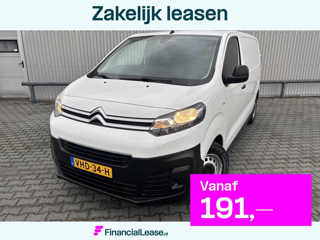Citroen Jumpy 1.5 BlueHDI 100*AIRCO*CRUISE*3PERS.*BLUETOOTH, Voorwielaandrijving, Stof, 4 cilinders, Citroën