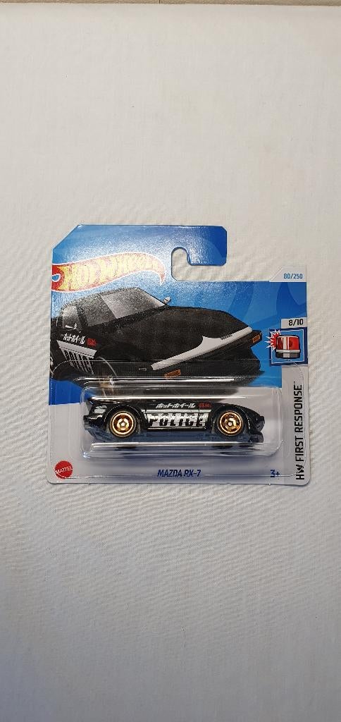 Hot wheels Mazda RX-7 FC zwart, Ophalen of Verzenden, Nieuw, Auto