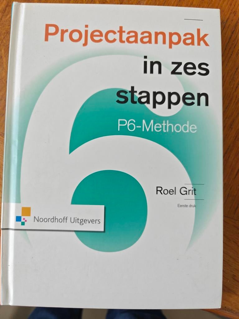 Projectaanpak in zes stappen P6-Methode - Roel Grit, Boeken, Gelezen, Roel Grit, Gamma, HBO