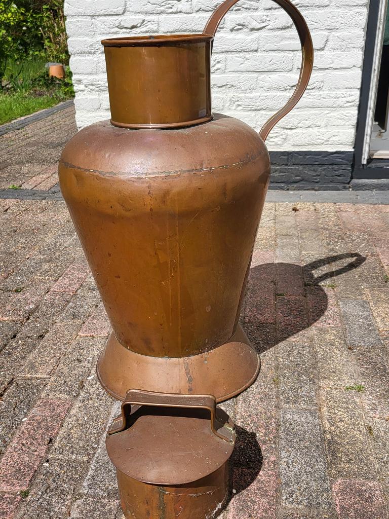 koperen antieke melkbus, Antiek en Kunst, Ophalen, Koper