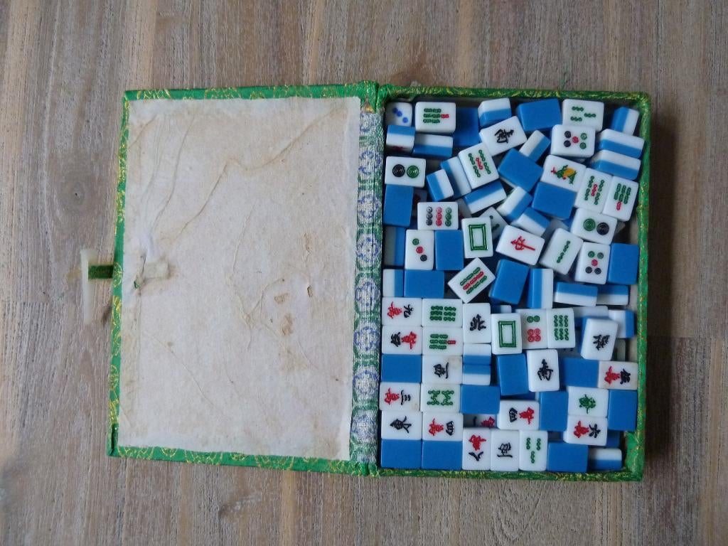 oud MAHJONG setje, Ophalen, Gebruikt