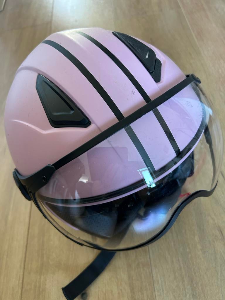 Helm Vito scooter maat S - Zo goed als nieuw, Fietsen en Brommers, Brommerhelmen, Ophalen, Zo goed als nieuw, Small
