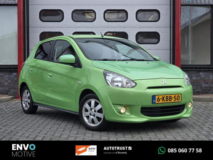 Mitsubishi Space Star 1.0 Intense Clima/Keyless/LMV/Regensen, Auto's, Mitsubishi, Bedrijf, Te koop, Space Star, ABS, Airbags, Airconditioning