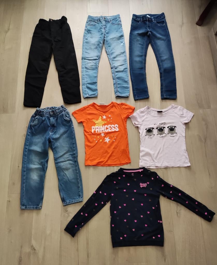 Pakket (Z) Meisjeskleding maat 134 en 134 - 140, Ophalen of Verzenden, Gebruikt, Maat 134