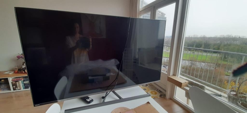 Philips TV The One 109.2 cm (43") Smart TV Wi-Fi Anthracite, Audio, Tv en Foto, Televisies, Ophalen, Philips, LED, 50 Hz