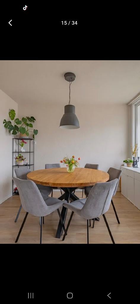 Eethoek, Huis en Inrichting, Tafels | Eettafels, Ophalen of Verzenden, Zo goed als nieuw, Vijf personen of meer, 100 tot 150 cm