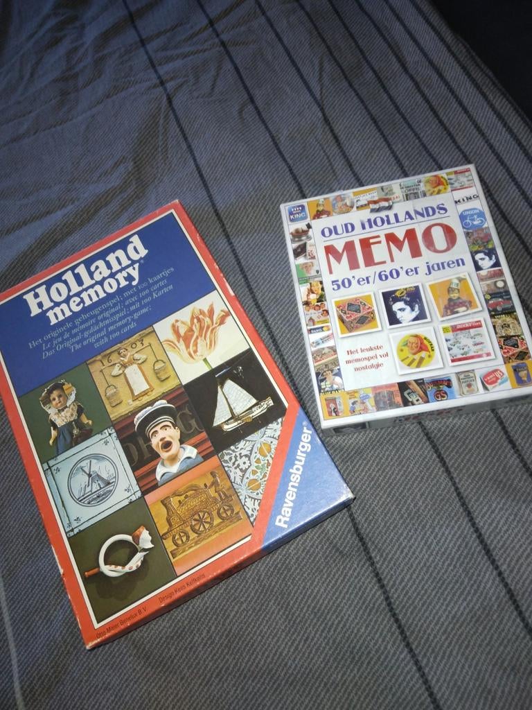 2 spellen  Holland memory, Ophalen of Verzenden