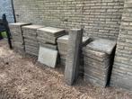 Ca 50 grindtegels 40*60 12 m2, Tuin en Terras, Ophalen, Zo goed als nieuw, Beton, Terrastegels