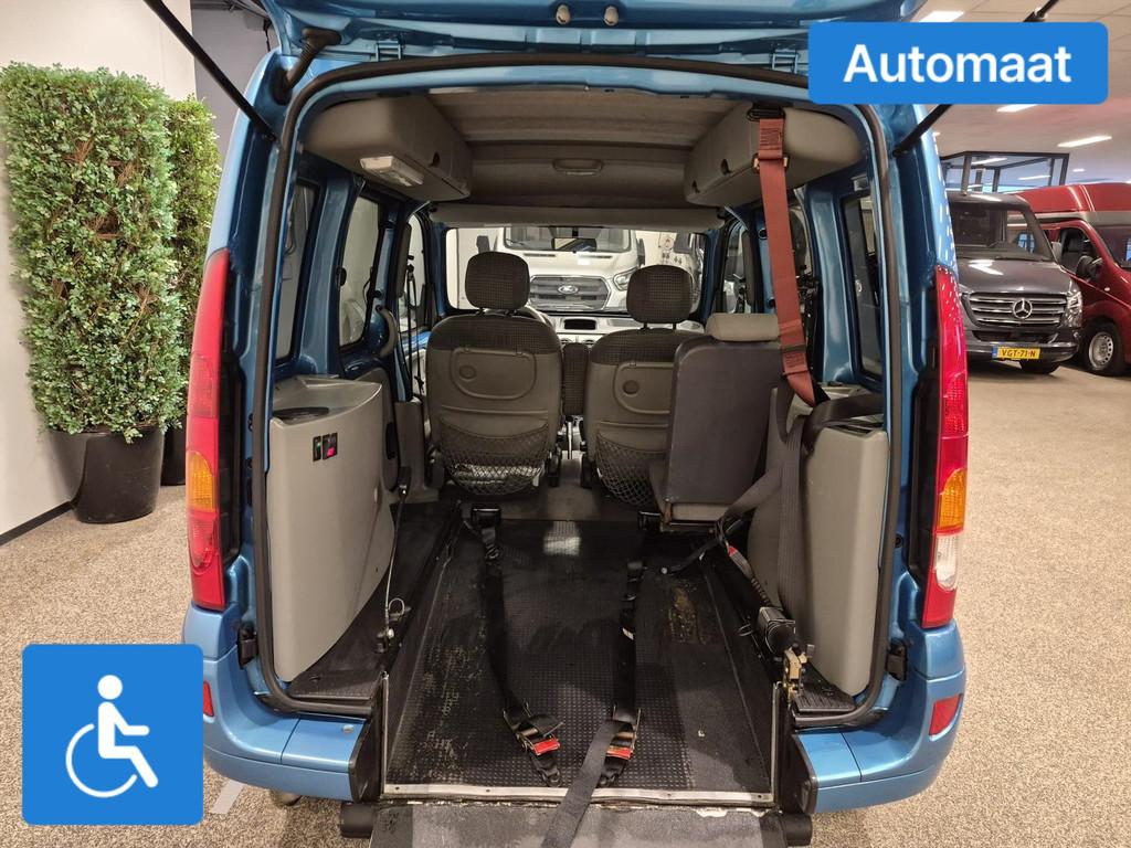 Renault Kangoo Rolstoelauto Automaat 3+1, Auto's, Renault, Stof, Gebruikt, Blauw, 49 €/maand