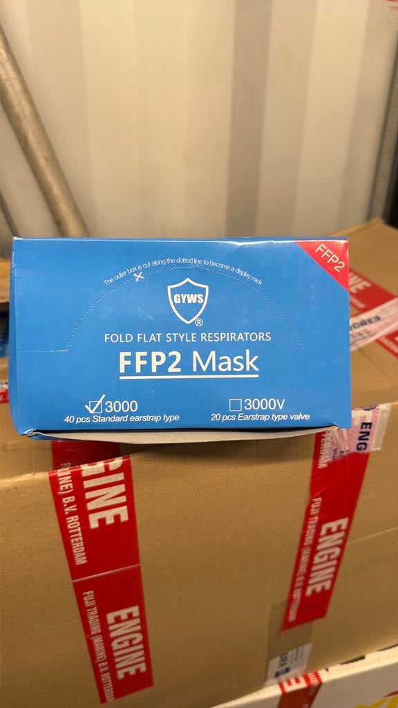 Partij mondkapjes FFp2, Ophalen, Z, Z, Z