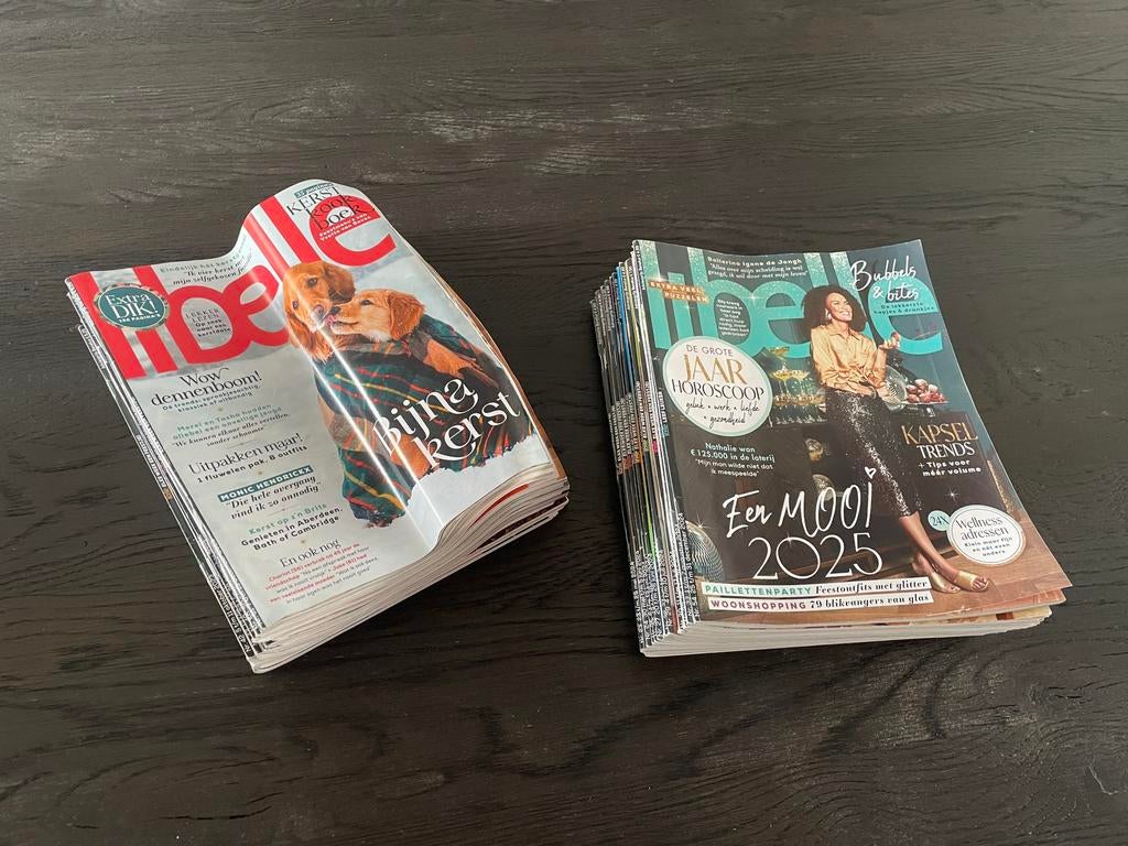 Stapel Libelles uit 2023 en 2024, Ophalen, Gelezen