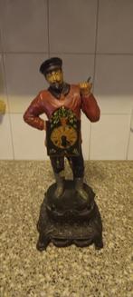 Te koop klokkenmannetje mooie zwart klokstel plus hoody klok, Antiek en Kunst, Antiek | Klokken, Ophalen