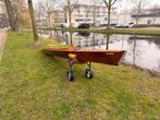 Houten Kano 'De Joker' twee persoons met transportwagentje, Watersport en Boten, Kano's, Ophalen, Met peddels, Overige typen, Twee personen