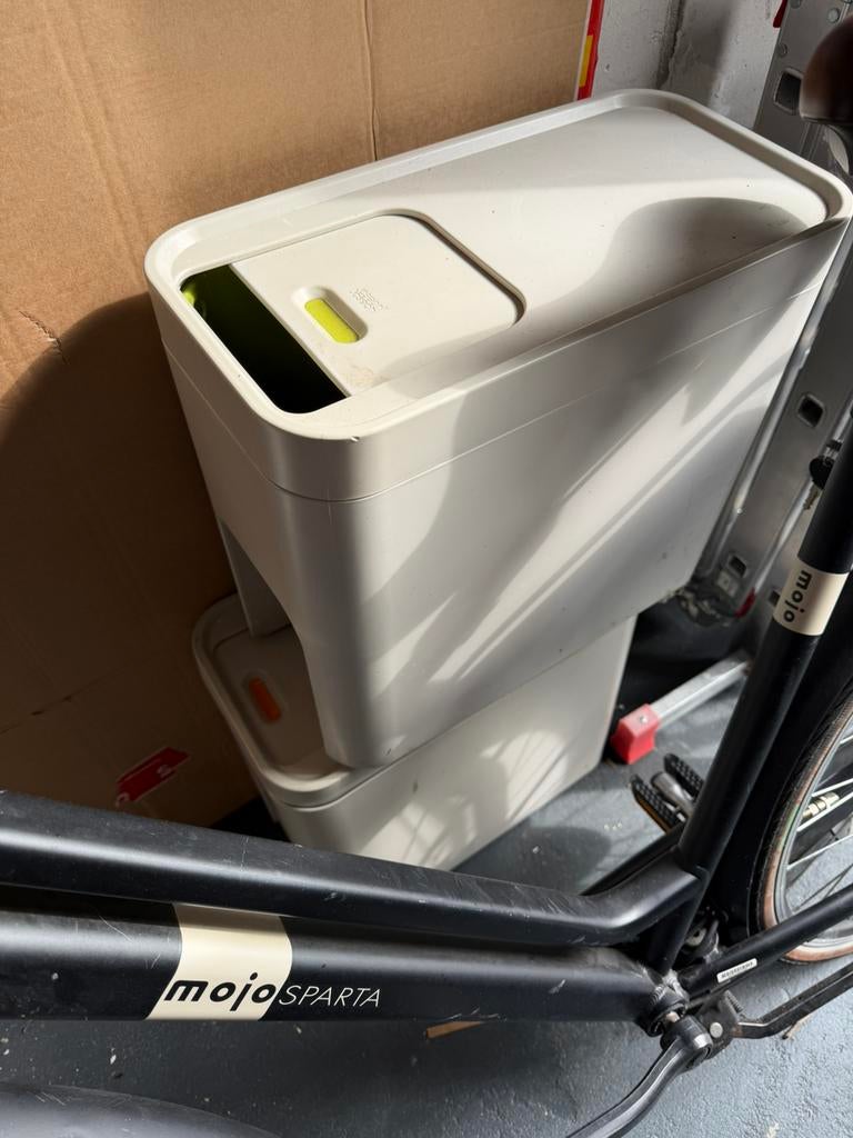 Prullenbakken Joseph Joseph Intelligent Waste Stack 52 Stone, Huis en Inrichting, Woonaccessoires | Prullenbakken, Ophalen, Kunststof