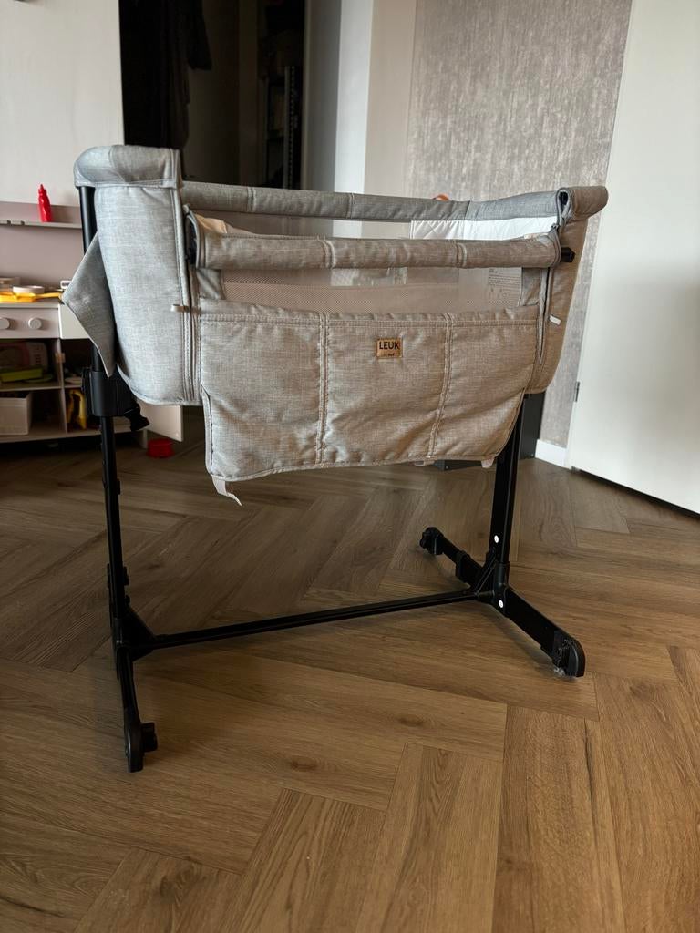 Leuk By TWF Co-sleeper 'Jeans Clay' - Beige, Ophalen, Zo goed als nieuw, Wieg