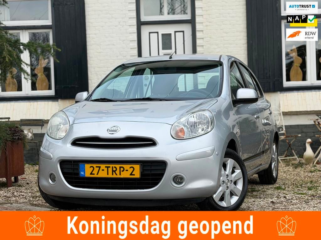 Nissan Micra 1.2 DIG-S Connect Edition|Airco|Navi|Bluetooth|, Auto's, Nissan, Bedrijf, Te koop, Micra, ABS, Airbags, Airconditioning