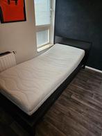 IKEA Malm bed met matras zwart, Ophalen, Gebruikt, 90 cm, Eenpersoons