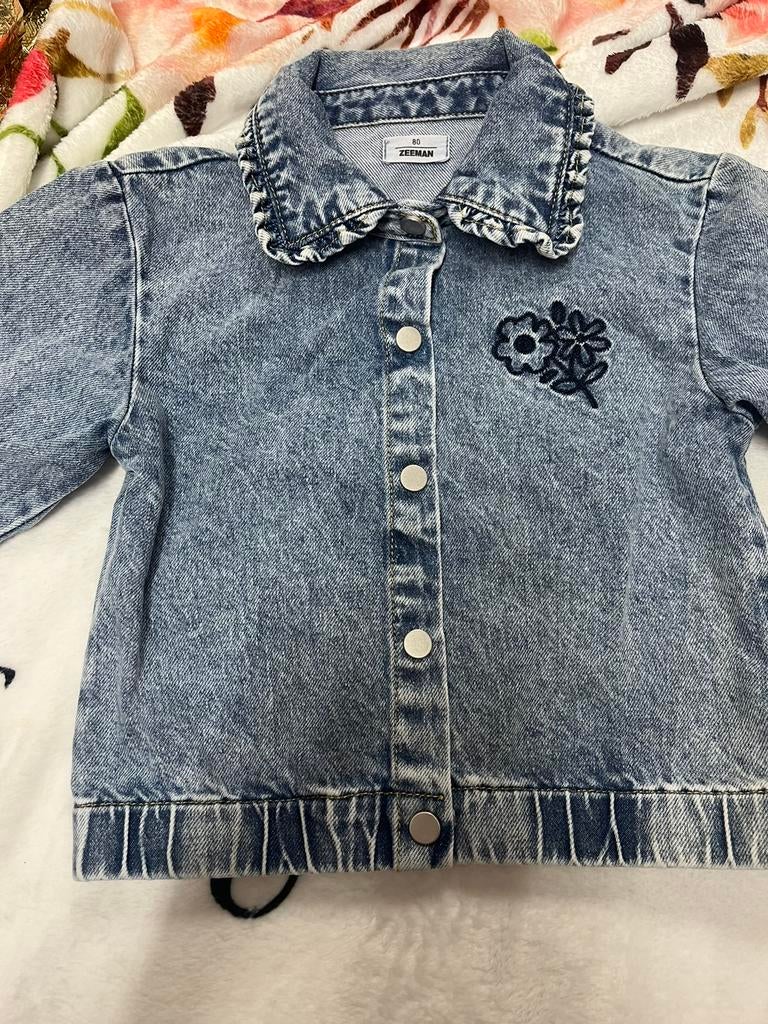 Nieuwe spijker jas maat 80, Kinderen en Baby's, Babykleding | Maat 80, Ophalen, Nieuw, Meisje, Jasje