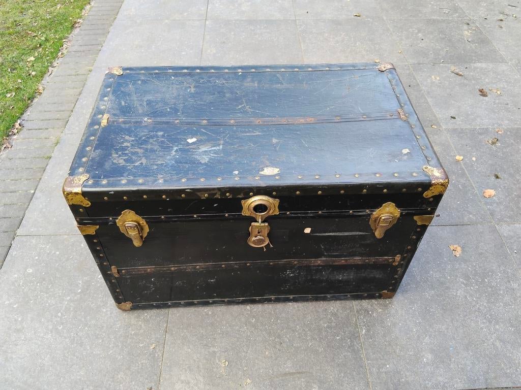 Spaulding New York hutkoffer, Huis en Inrichting, Woonaccessoires | Kisten, Ophalen, Gebruikt, 50 tot 100 cm, 50 tot 75 cm