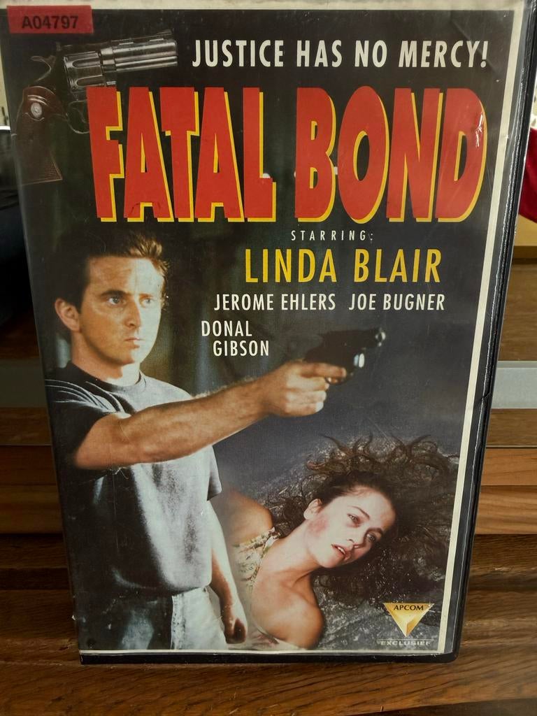 Fatal Bond VHS - Actie/Misdaadfilm met Linda Blair, Vanaf 16 jaar, Ophalen of Verzenden, Zo goed als nieuw, Actie en Avontuur