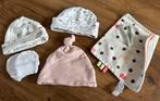 Mutsjes, krabwantjes en speendoekje, Ophalen, Maat 50, Jongetje of Meisje, Zo goed als nieuw