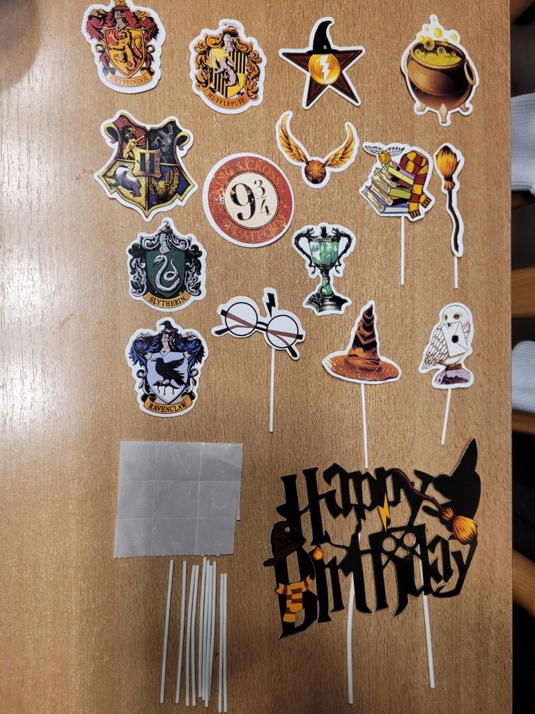 harry potter cake toppers taart figuren, Hobby en Vrije tijd, Taarten en Cupcakes maken, Ophalen of Verzenden, Zo goed als nieuw