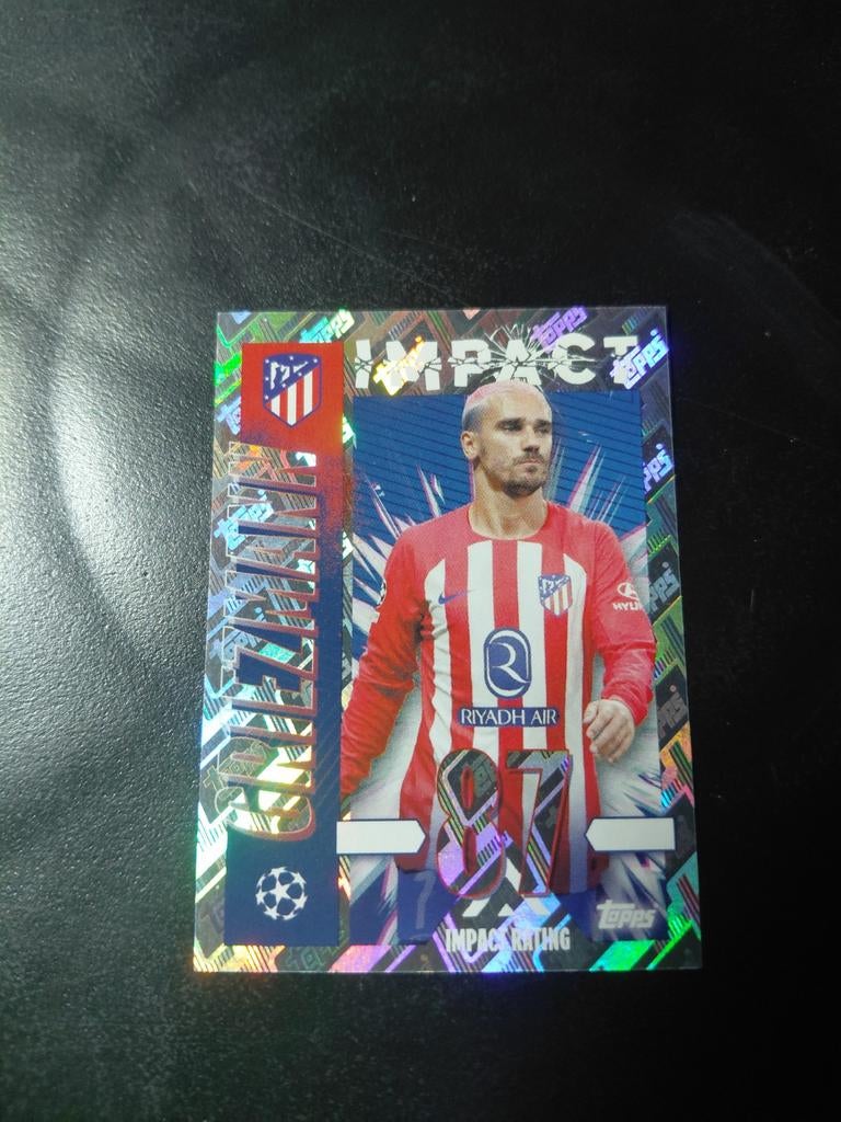 Antoine griezmann (atletico madrid) impact topps, Ophalen of Verzenden, Nieuw, Buitenlandse clubs, Spelerskaart