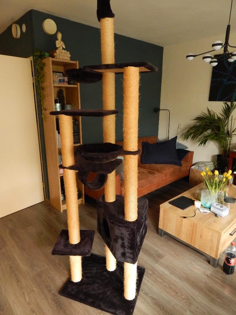 Grote krabpaal / katten klimboom, Dieren en Toebehoren, Krabmeubelen, Ophalen, Gebruikt, Krabpaal