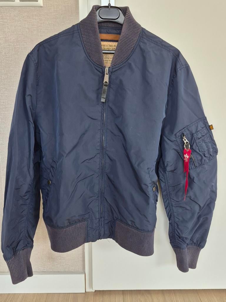 Alpha Industries navy bomberjack 2x -Large, Alpha Industries, Blauw, Maat 56/58 (XL), Ophalen of Verzenden