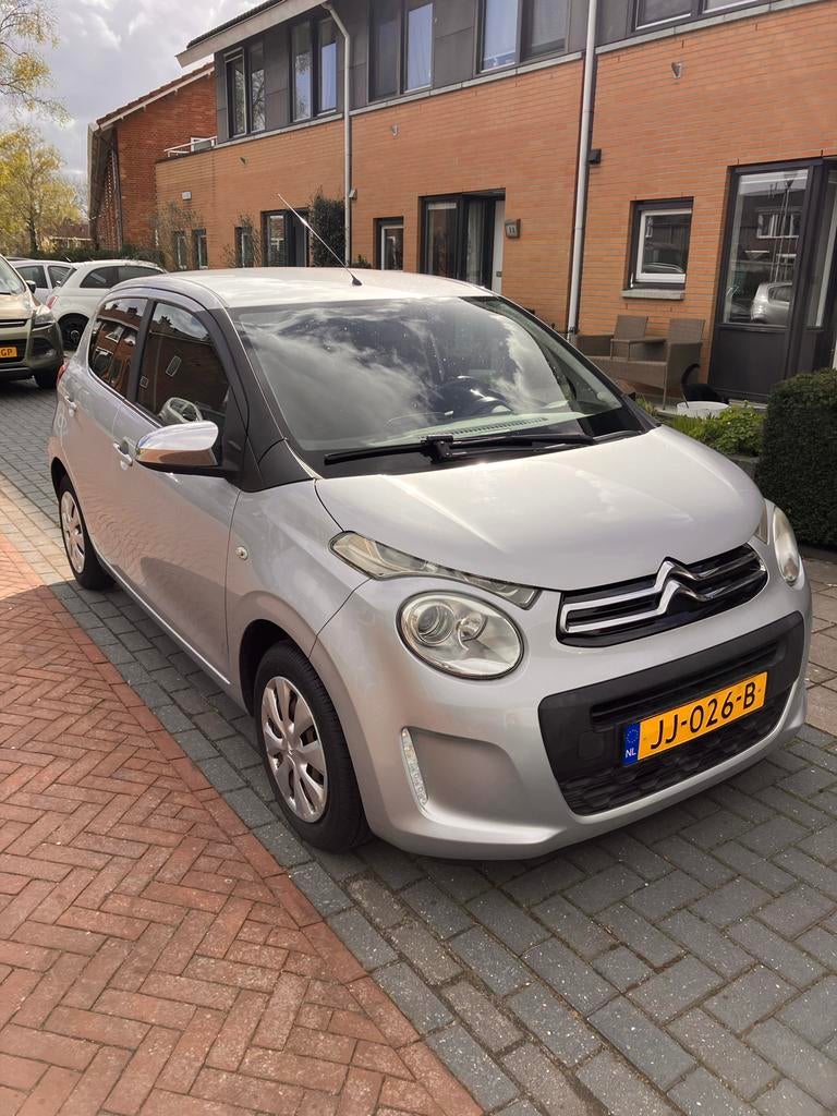 Citroën C1 1.0 VTi Airscape 68PK S&S 5D 2016 Grijs, Auto's, Voorwielaandrijving, Stof, 4 stoelen, C1