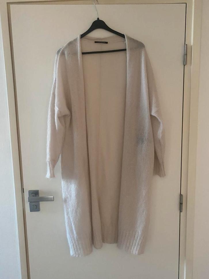 Luisa Cerano vest, Kleding | Dames, Truien en Vesten, Zo goed als nieuw, Maat 42/44 (L), Beige, Ophalen of Verzenden