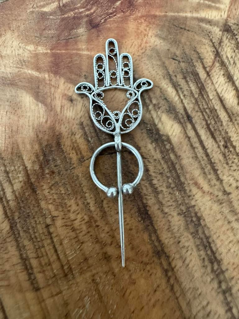 Fibula zilver, Ophalen of Verzenden, Zilver, Overige typen