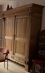 Antiek eiken kabinet kast, Ophalen
