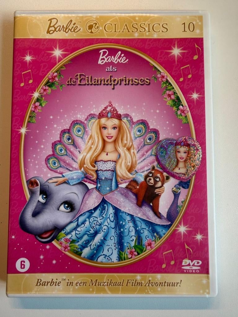 Barbie Als De Eiland Prinses DVD/ ACTIE 5=4, Cd's en Dvd's, Ophalen of Verzenden, Zo goed als nieuw