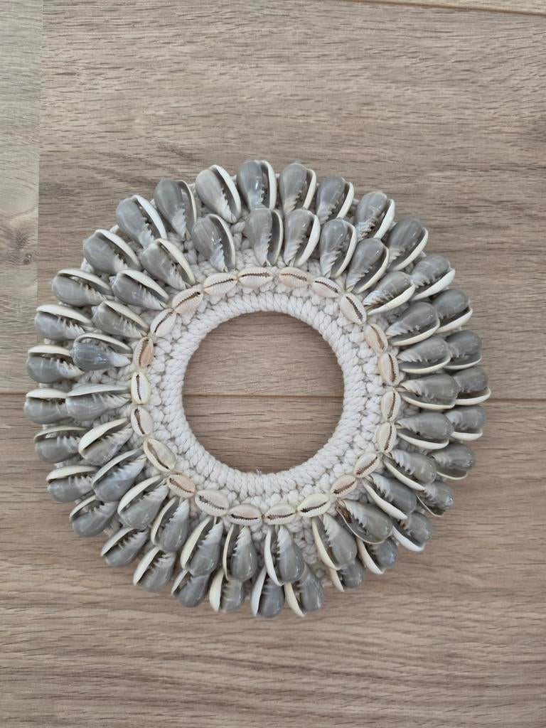 Schelpenkrans handgemaakt in Bali Indonesië, Ophalen of Verzenden, Nieuw