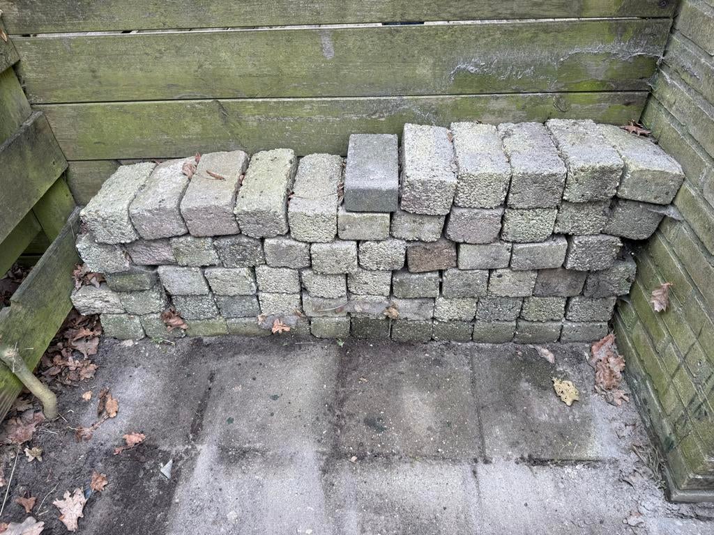 Gratis betonklinkers, Tuin en Terras, Tegels en Klinkers, Ophalen, Gebruikt, Klinkers, 5 tot 10 m²