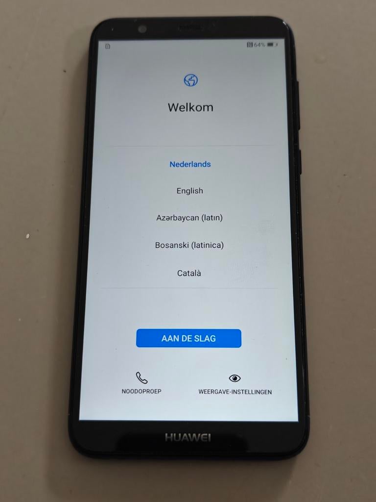Huawei P Smart mobiele telefoon FIG-LX1, Telecommunicatie, Ophalen of Verzenden, Gebruikt, Zwart