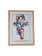 Anton Heyboer - Aquarel Crucifix, Antiek en Kunst, Ophalen of Verzenden