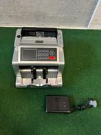 Nieuwe professionele geldtelmachine met valsgeld detectie, Ophalen of Verzenden, Sorteermachine of Telmachine