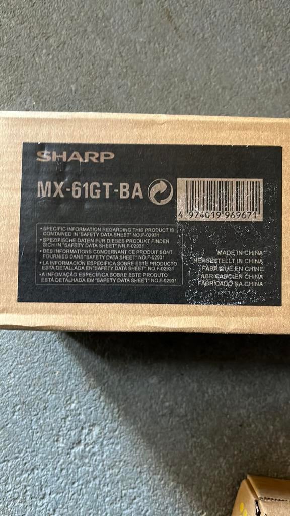 Sharp MX61GTBA, Ophalen of Verzenden, Nieuw, Toner, Sharp