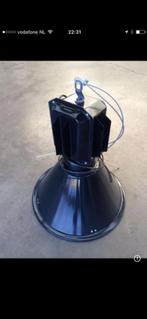 Oude fabriekslamp gerestaureerd zwart industrieel landelijk, Ophalen, 50 tot 75 cm