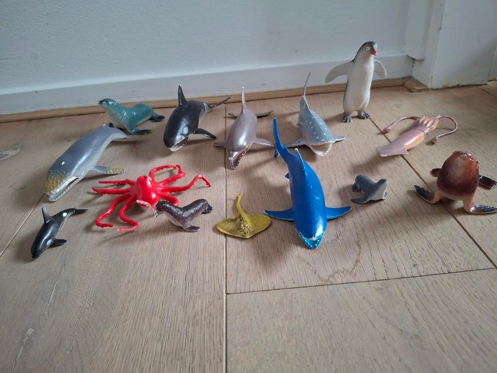 Leuke speelgoed zeedieren set, Ophalen of Verzenden, Gebruikt, Jongen of Meisje