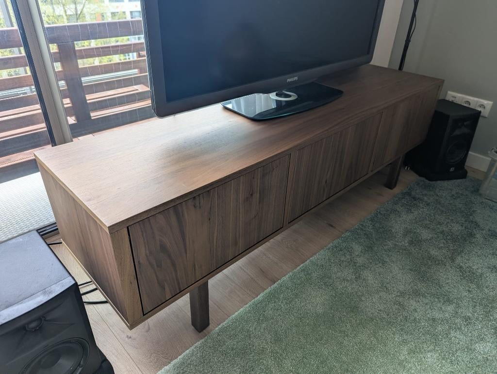 IKEA Stockholm TV-meubel incl. gratis Philips Ambilight tv, Ophalen, 150 tot 200 cm, Zo goed als nieuw, Minder dan 100 cm