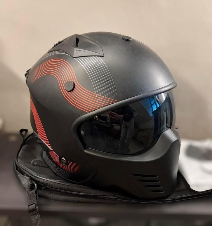 Vito Motor / scooter helm, Fietsen en Brommers, Brommerhelmen, Zo goed als nieuw, Ophalen of Verzenden