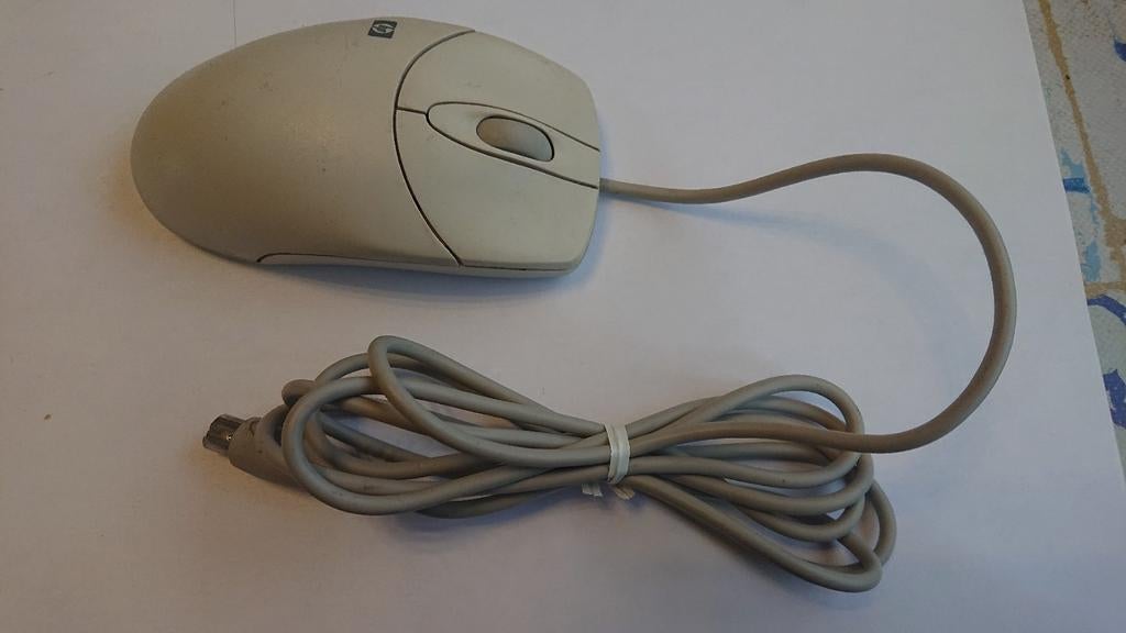 Hp ps2 scrollmuis, Computers en Software, Muizen, Muis, HP, Logitech, Rechtshandig, Ophalen of Verzenden